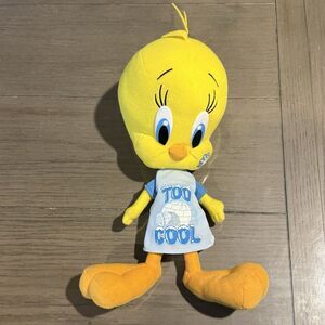 VTG Nanco Warner Bros Looney Tunes Tweety Bird "Too Cool" 13" Character Plush